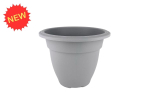 Whitefurze 20cm Round Grey Bell Planter